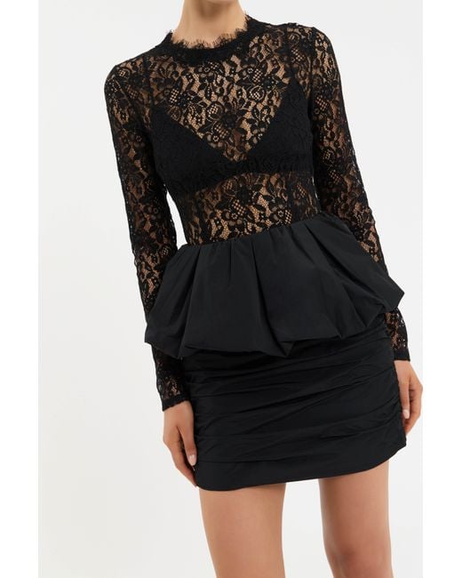 Rebecca Vallance Black Dixie Mini Dress
