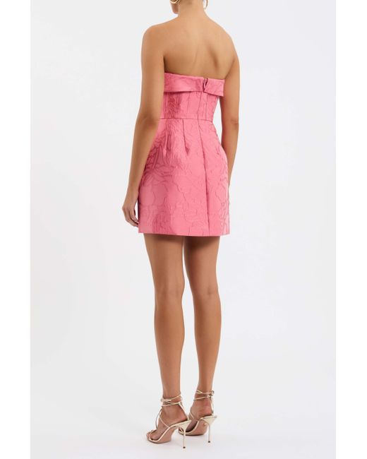 Rebecca Vallance Pink Petra Mini Dress