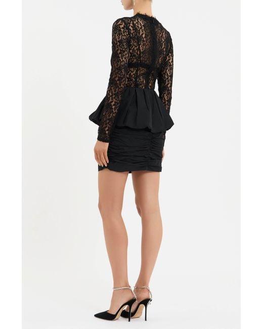 Rebecca Vallance Black Dixie Mini Dress
