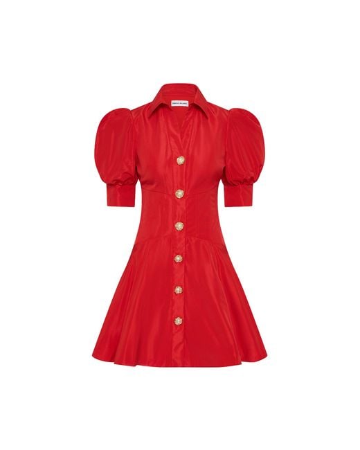 Rebecca Vallance Red Jolene Mini Dress