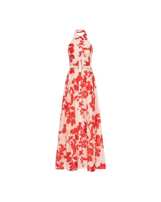 Rebecca Vallance Red Artemisa Maxi Dress