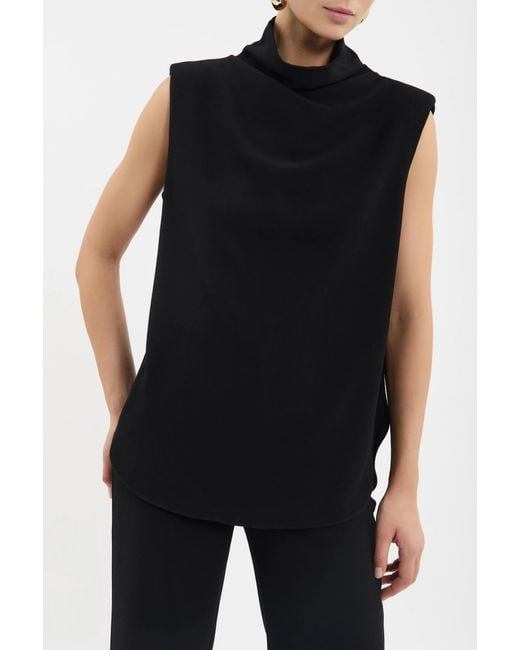 Rebecca Vallance Black Tallon Top