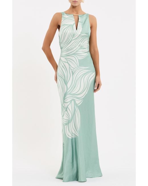 Rebecca Vallance Green Lalisa Maxi Dress