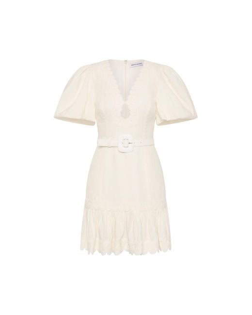 Rebecca Vallance White Kahlia Mini Dress