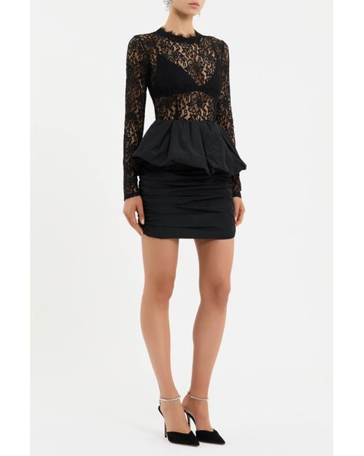 Rebecca Vallance Black Dixie Mini Dress