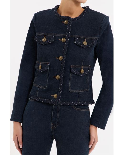 Rebecca Vallance Blue Kairo Jacket