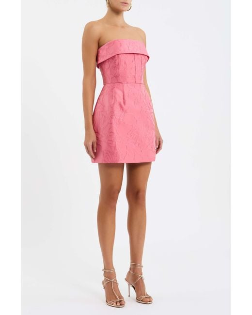 Rebecca Vallance Pink Petra Mini Dress