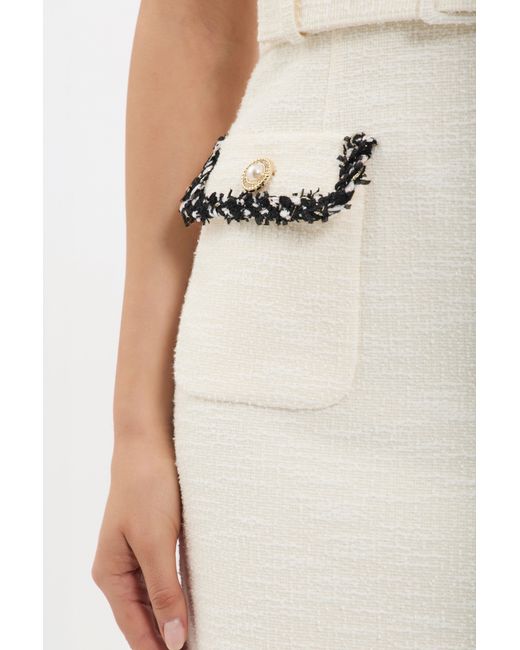 Rebecca Vallance White Jacquie Midi Dress