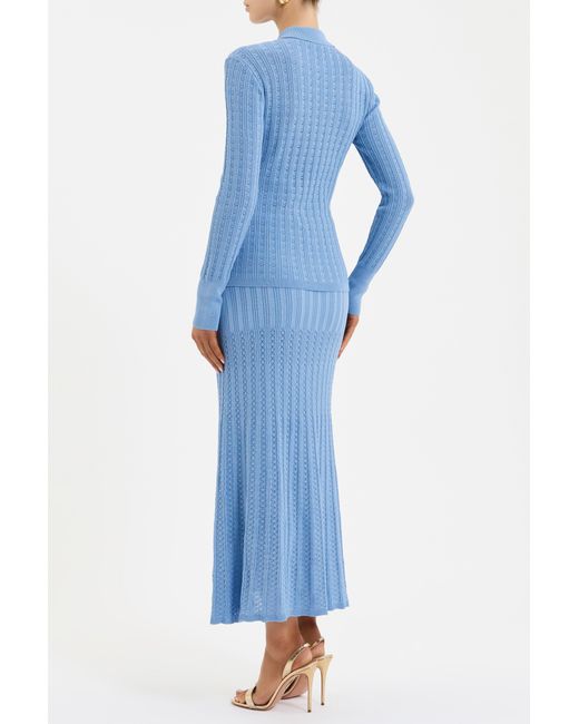 Rebecca Vallance Blue Natalie Skirt