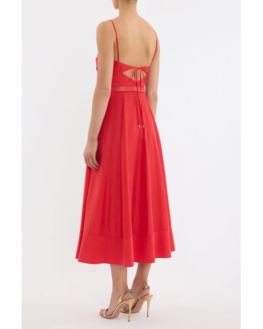Rebecca Vallance Red Pastèque Midi Dress