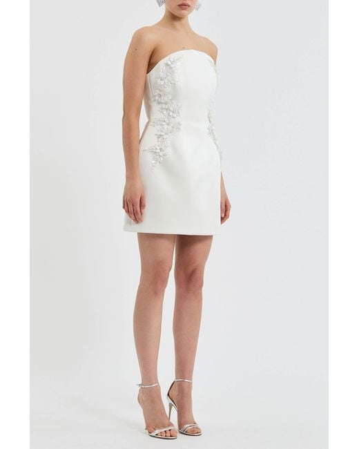 Rebecca Vallance White Xanthe Mini Dress