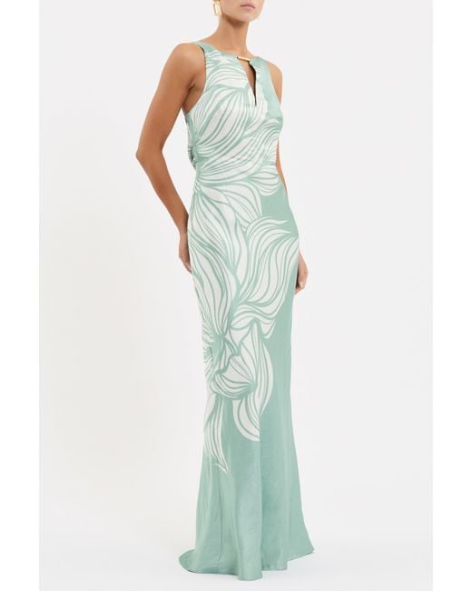 Rebecca Vallance Green Lalisa Maxi Dress