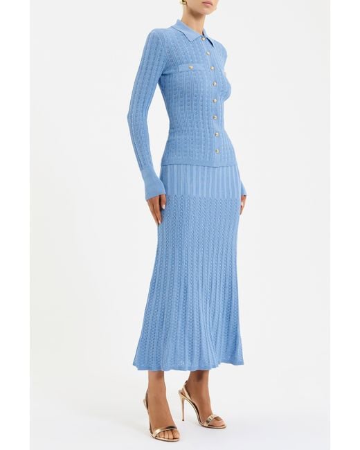 Rebecca Vallance Blue Natalie Skirt