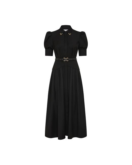 Rebecca Vallance Black Zendaya Midi Dress