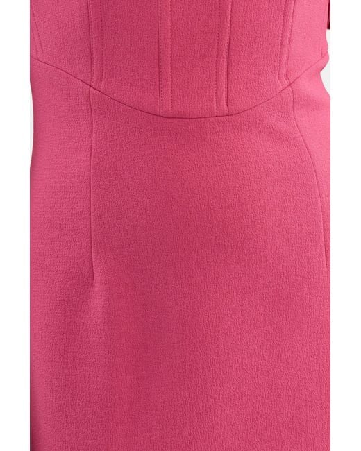 Rebecca Vallance Pink Anais Off Shoulder Midi Dress
