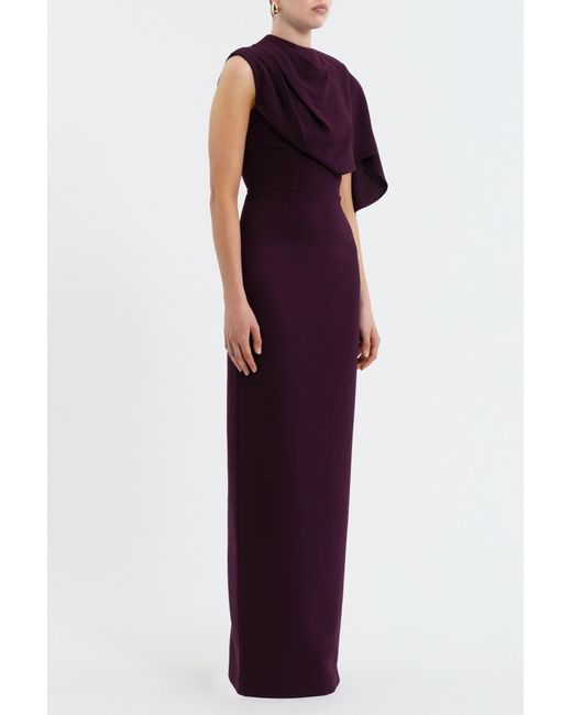 Rebecca Vallance Purple Syrah Gown