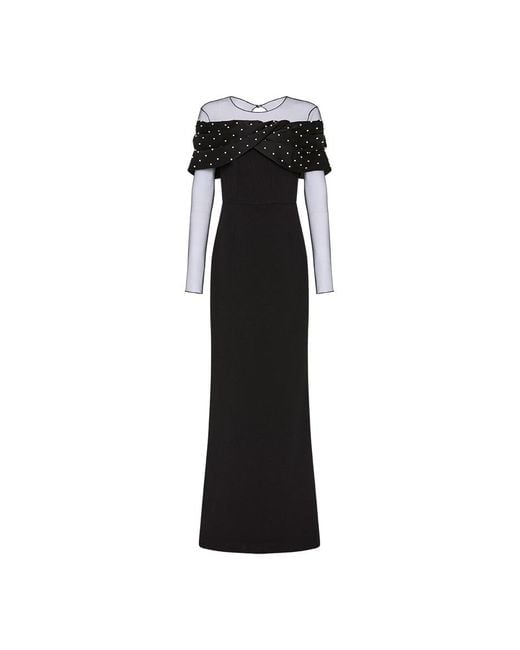 Rebecca Vallance Black Octavia Gown