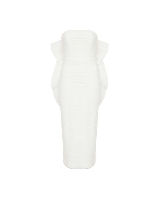 Rebecca Vallance White Lily Midi Dress