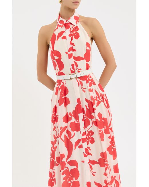 Rebecca Vallance Red Artemisa Maxi Dress
