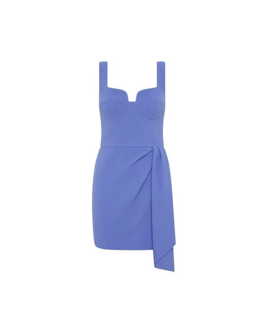 Rebecca Vallance Blue Violetta Mini Dress