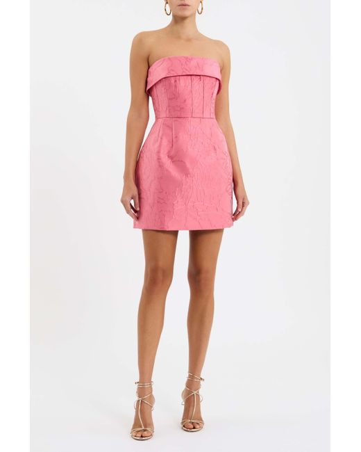 Rebecca Vallance Pink Petra Mini Dress