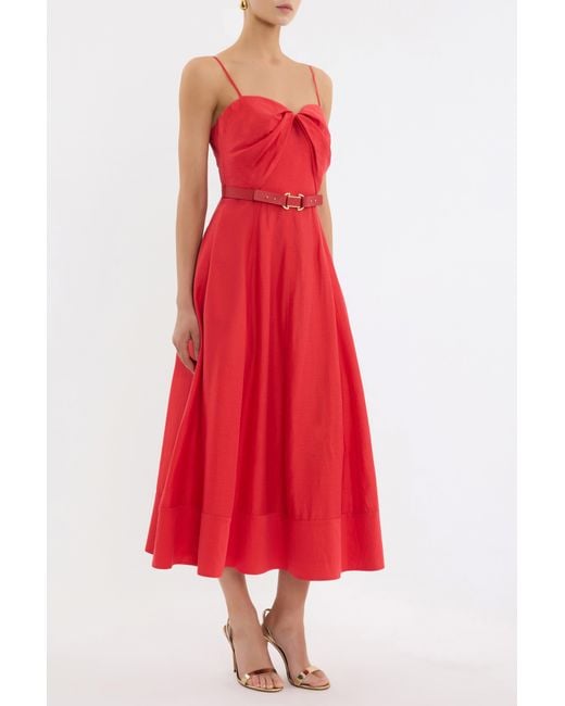 Rebecca Vallance Red Pastèque Midi Dress