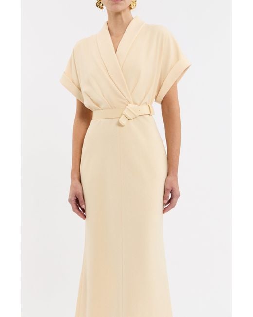 Rebecca Vallance White Rowan Midi Dress