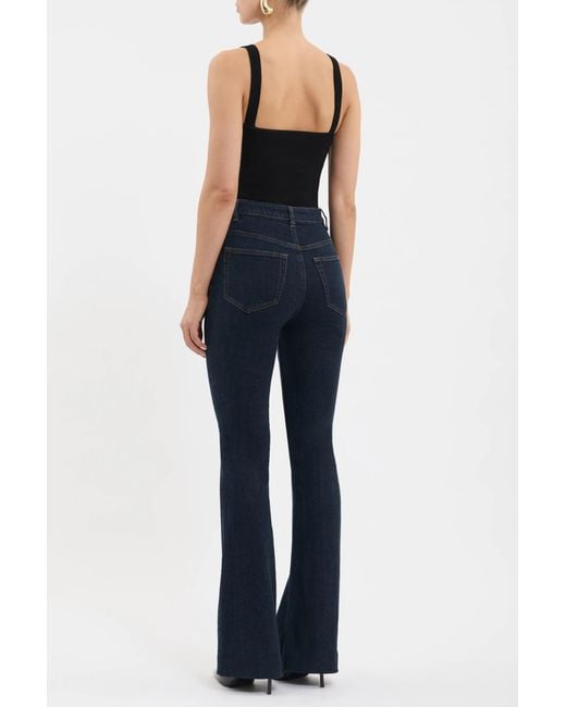 Rebecca Vallance Black Gisele Flare Jean
