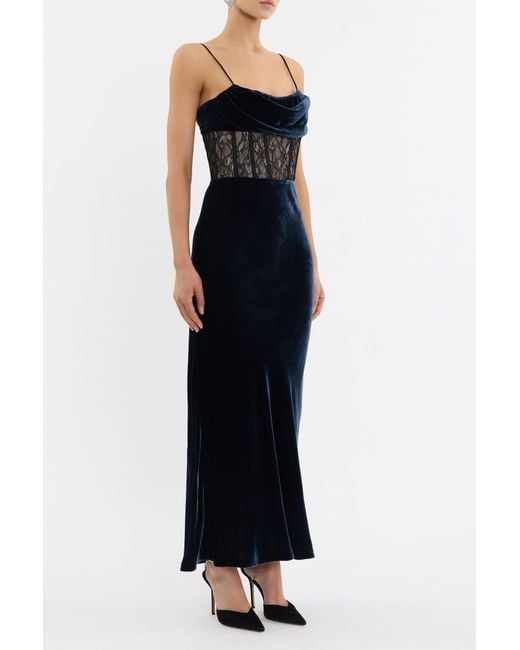 Rebecca Vallance Black Minerva Midi Dress