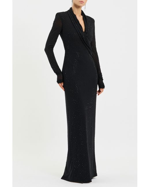 Rebecca Vallance Black Stardust Gown