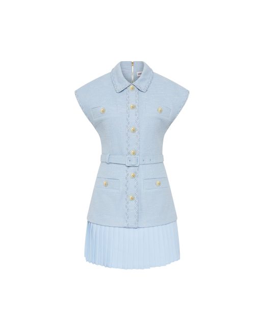 Rebecca Vallance Blue Jonie Mini Dress
