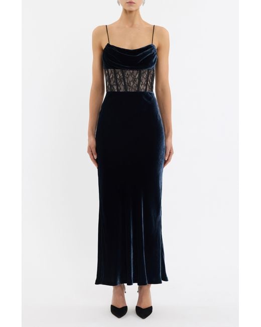 Rebecca Vallance Black Minerva Midi Dress