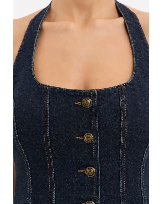 Rebecca Vallance Blue Colter Top