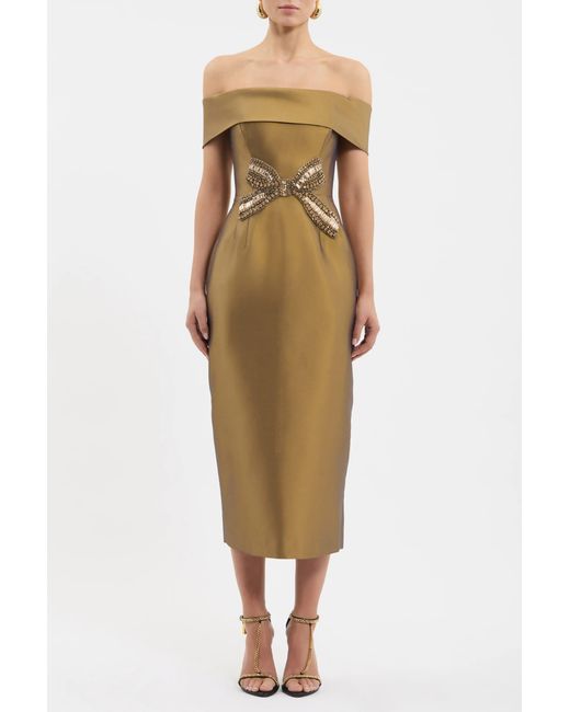 Rebecca Vallance Multicolor Venus Midi Dress
