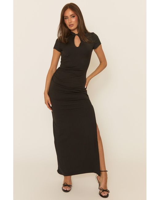 rebellious fashion black dress Rebellious Maxi Dress (Black) main image 0