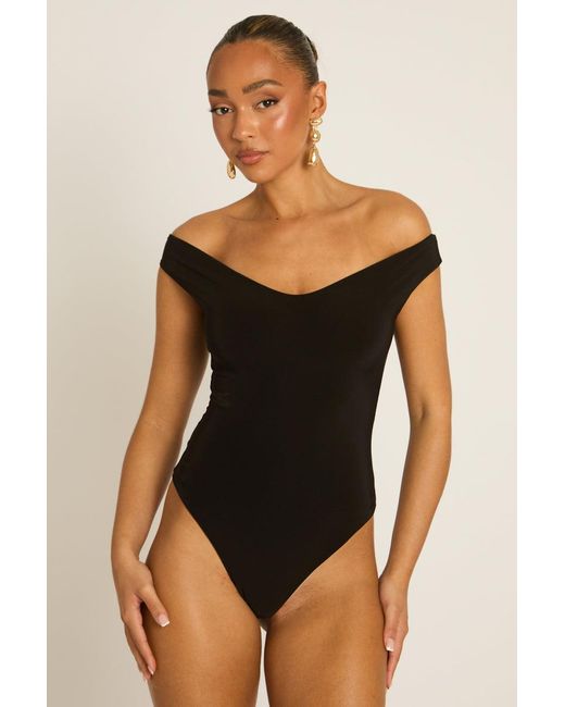 Rebellious Fashion Blue Off Shoulder Bodysuit