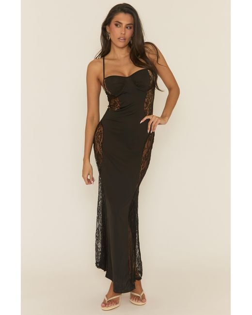 Rebellious Fashion Lace Cut Out Maxi Dress in Black | Lyst UK Rebellious Fashion Lace Cut Out Maxi Dress in Black | Lyst UK