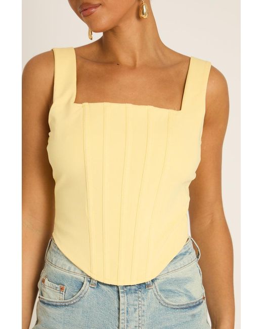 Rebellious Fashion Green Boned Lace Back Corset Top