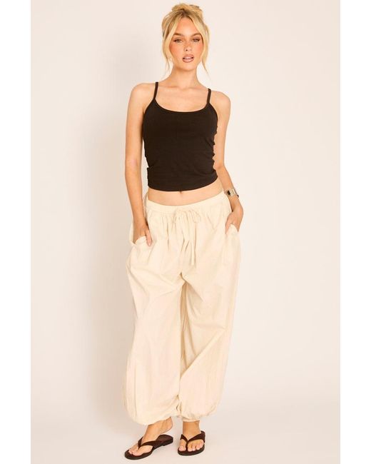 Rebellious Fashion Natural Balloon Trouser