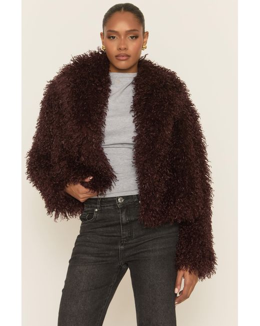 Rebellious Fashion Multicolor Shaggy Faux Fur Coat