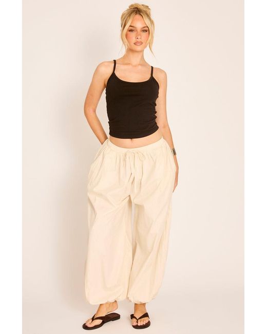 Rebellious Fashion Natural Balloon Trouser