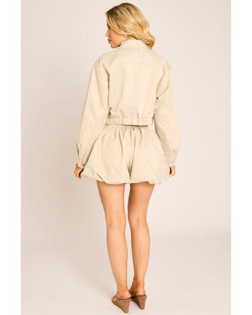 Rebellious Fashion Natural Puffball Shorts