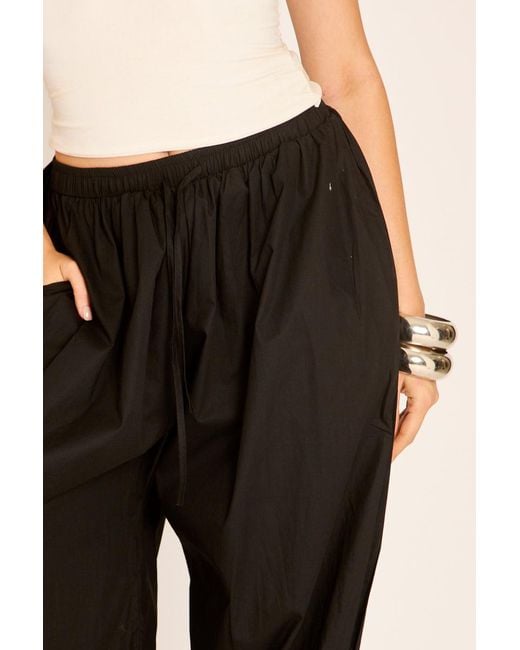 Rebellious Fashion Black Balloon Trouser