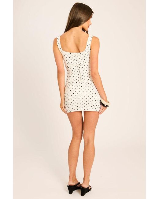 Rebellious Fashion White 2-In-1 Corset Mini Dress