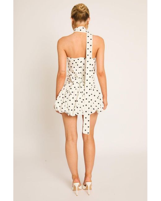 Rebellious Fashion Natural Scarf Mini Dress