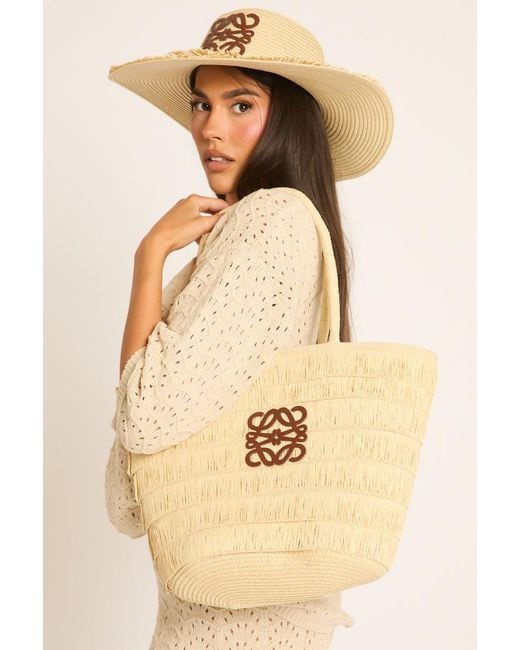 Rebellious Fashion Natural Woven Straw Motif Tote Bag
