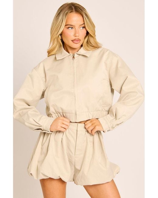 Rebellious Fashion Natural Puffball Shorts