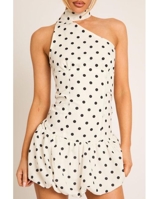 Rebellious Fashion Natural Scarf Mini Dress
