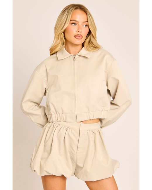 Rebellious Fashion Natural Puffball Shorts
