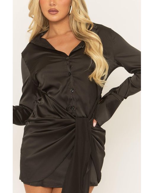 green emerald velvet dress Sash & Slit Dress in Double Faced Satin  Rosie Assoulin